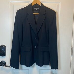 NWT Apt. 9 Women’s Black Pinstripe Blazer with Stretch Size 14 Lined Washable